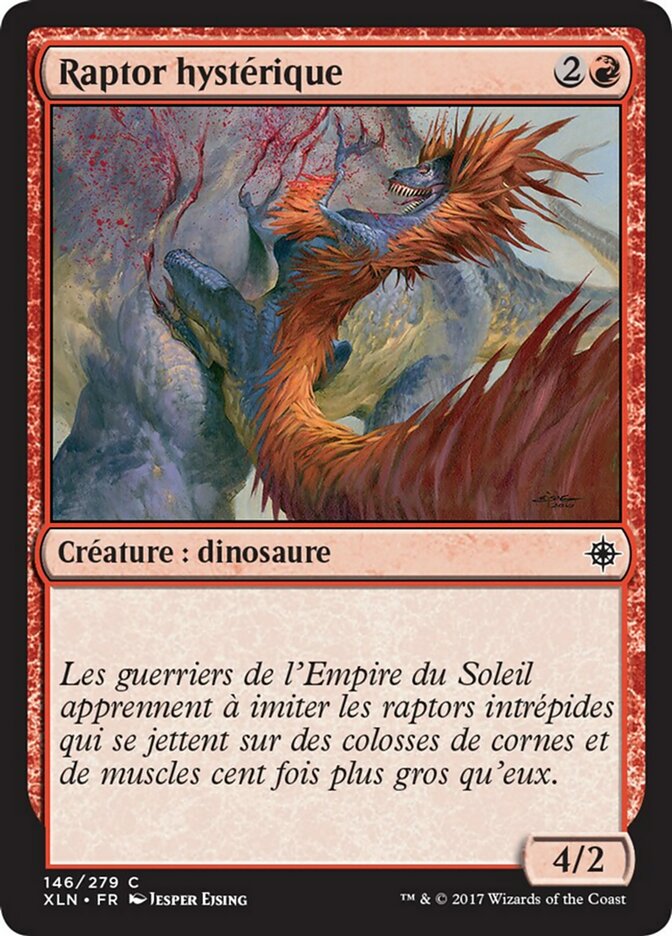 Raptor hystérique