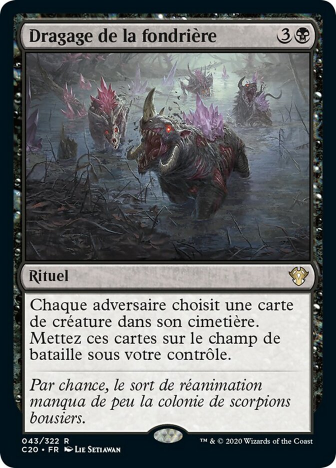Dragage de la fondrière