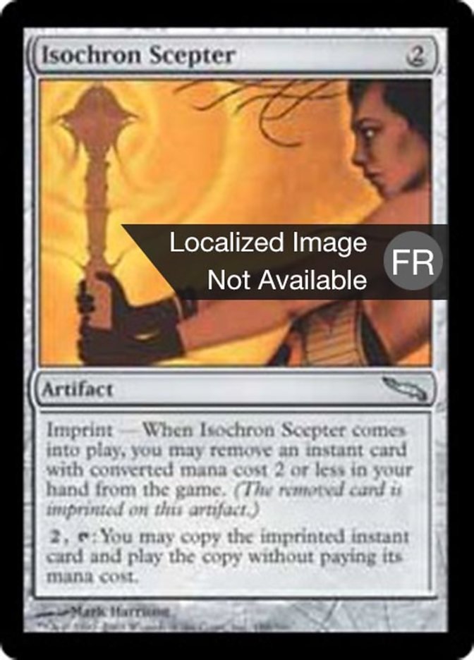 Sceptre isochronique