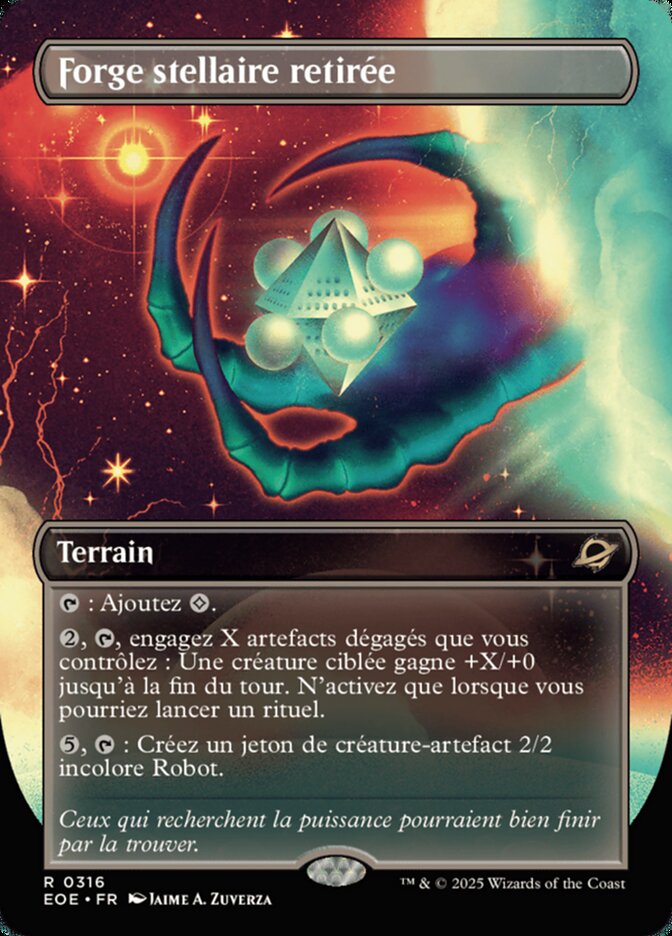 Forge stellaire retirée