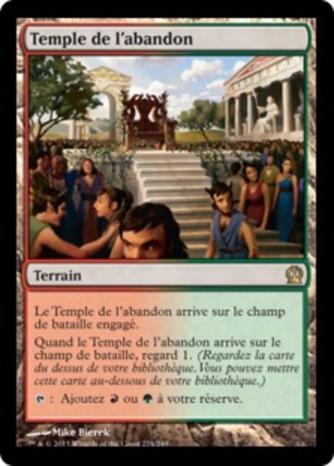 Temple de l'abandon