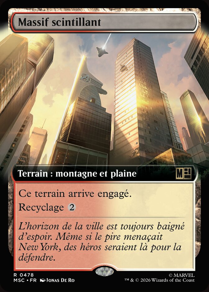 Massif scintillant