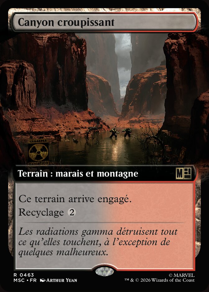 Canyon croupissant