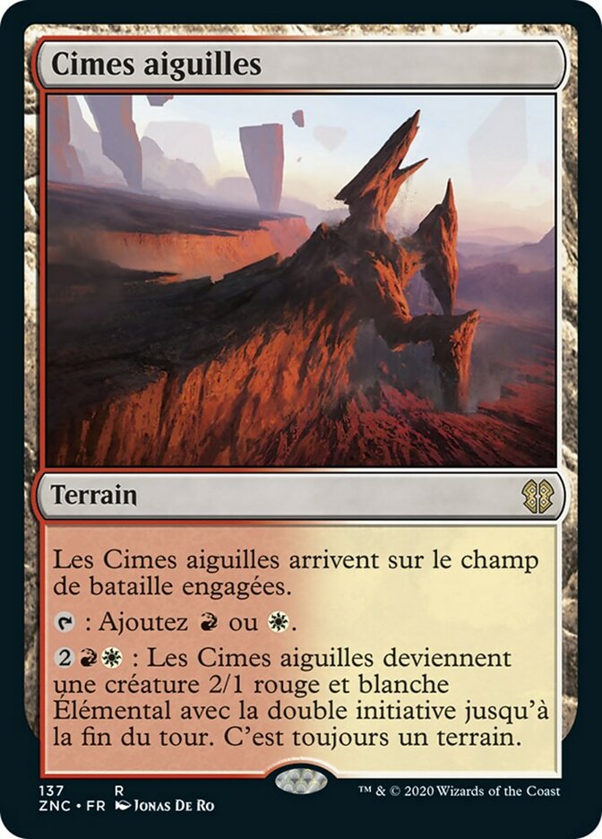 Cimes aiguilles