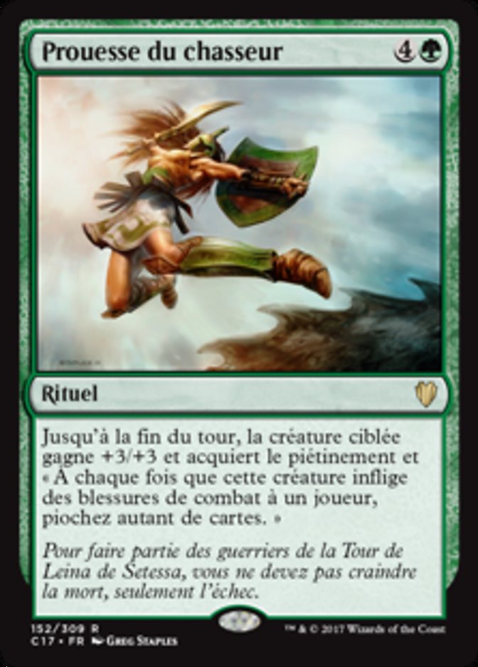 Prouesse du chasseur