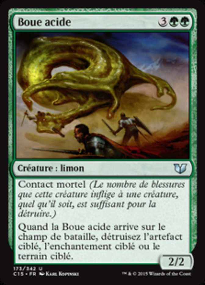 Boue acide