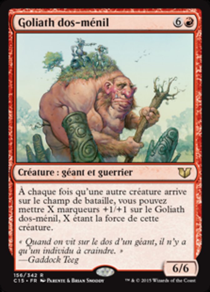 Goliath dos-ménil