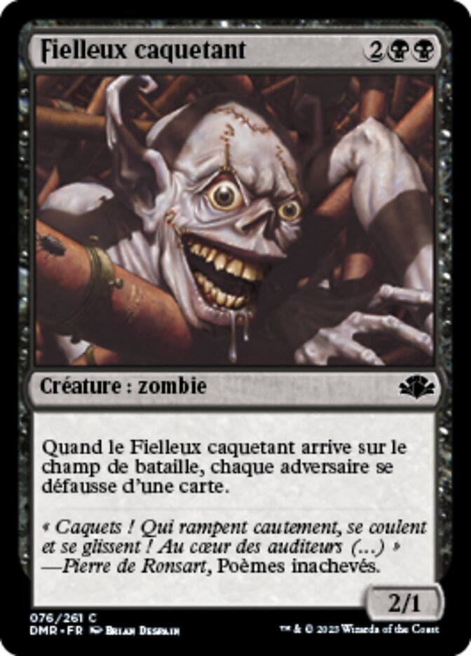 Fielleux caquetant