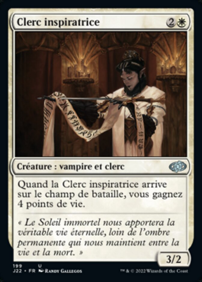 Clerc inspiratrice