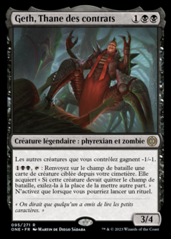Geth, Thane des contrats