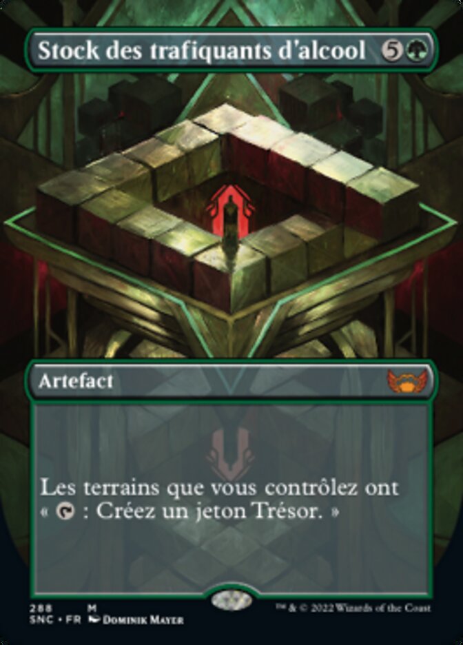 Stock des trafiquants d'alcool