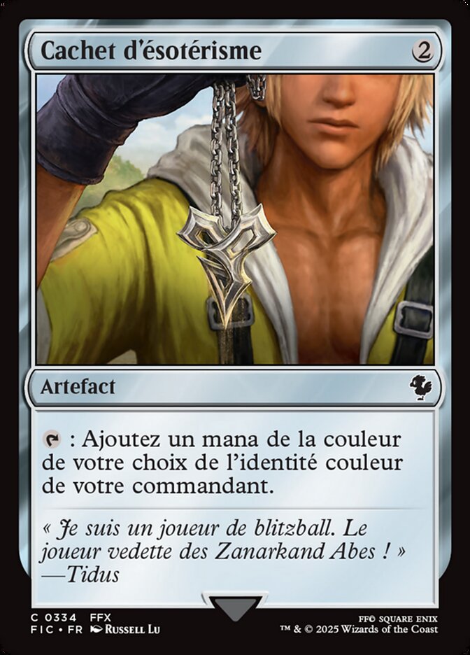 Cachet d'ésotérisme