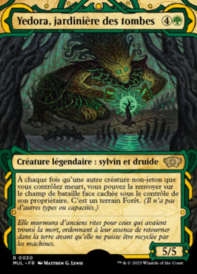 Yedora, jardinière des tombes
