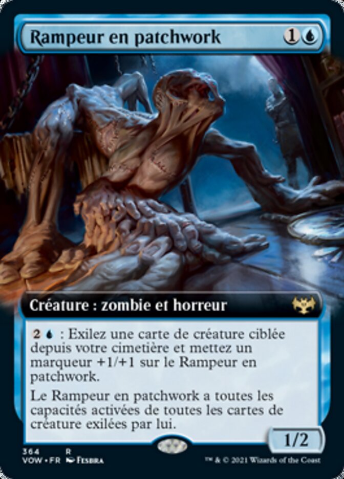 Rampeur en patchwork