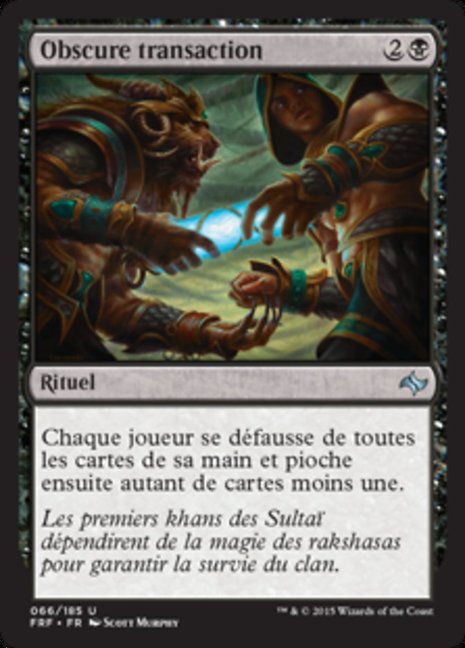 Obscure transaction