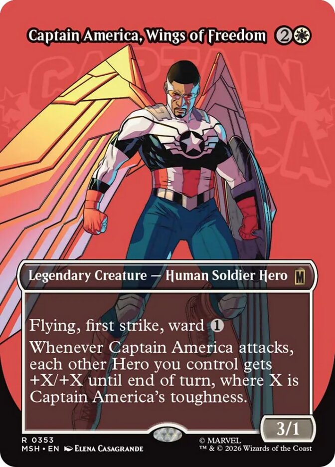 Captain America, Wings of Freedom