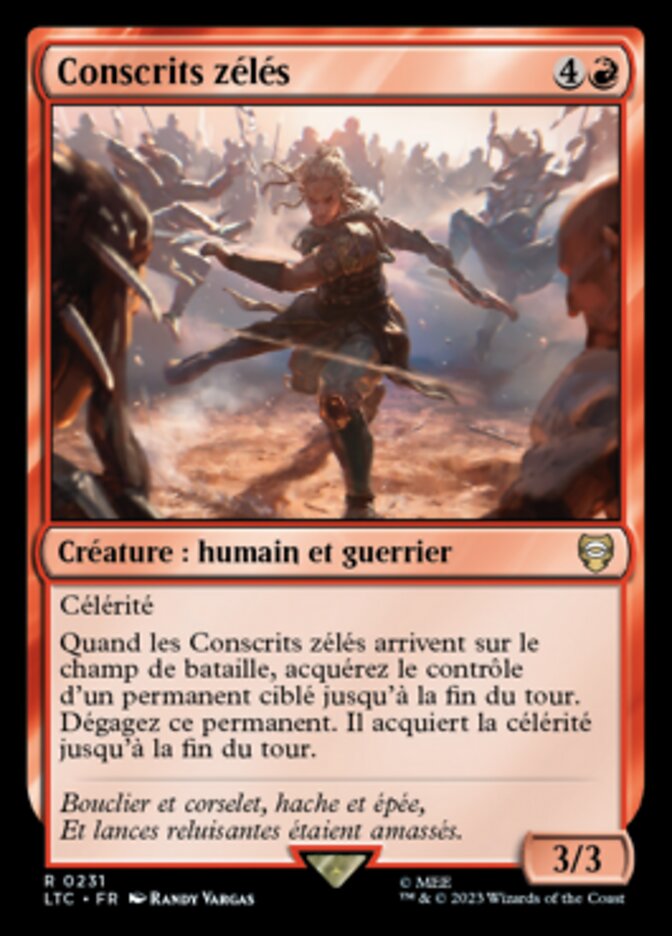 Conscrits zélés