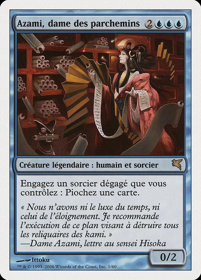 Azami, dame des parchemins