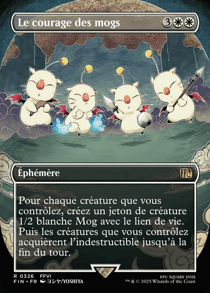 Le courage des mogs