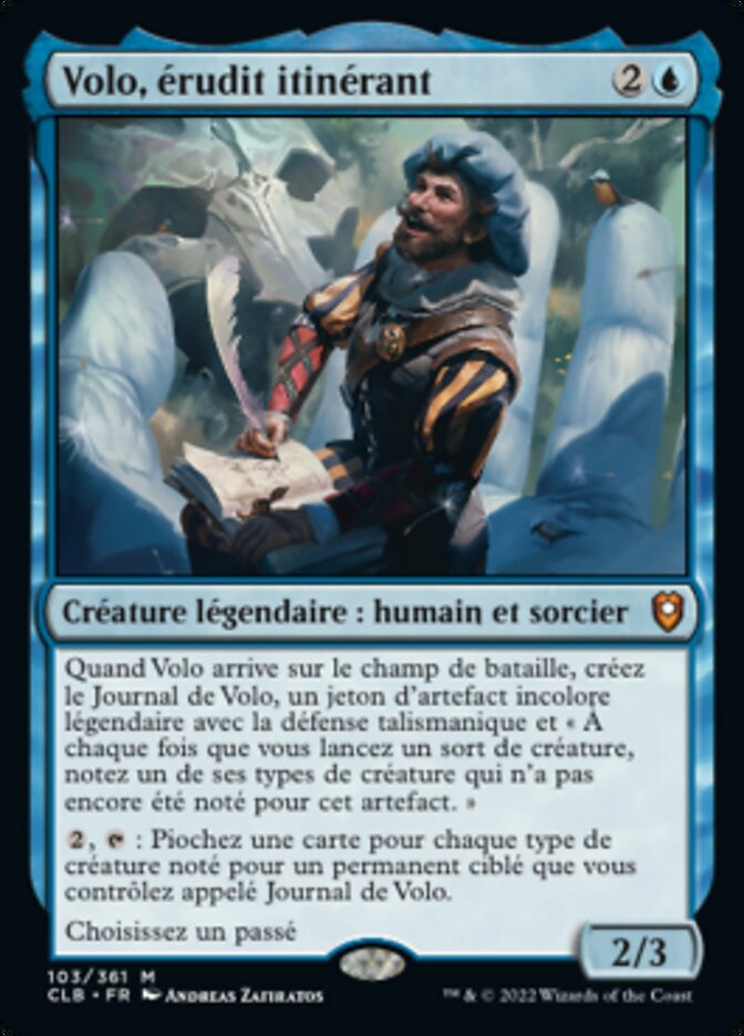 Volo, érudit itinérant