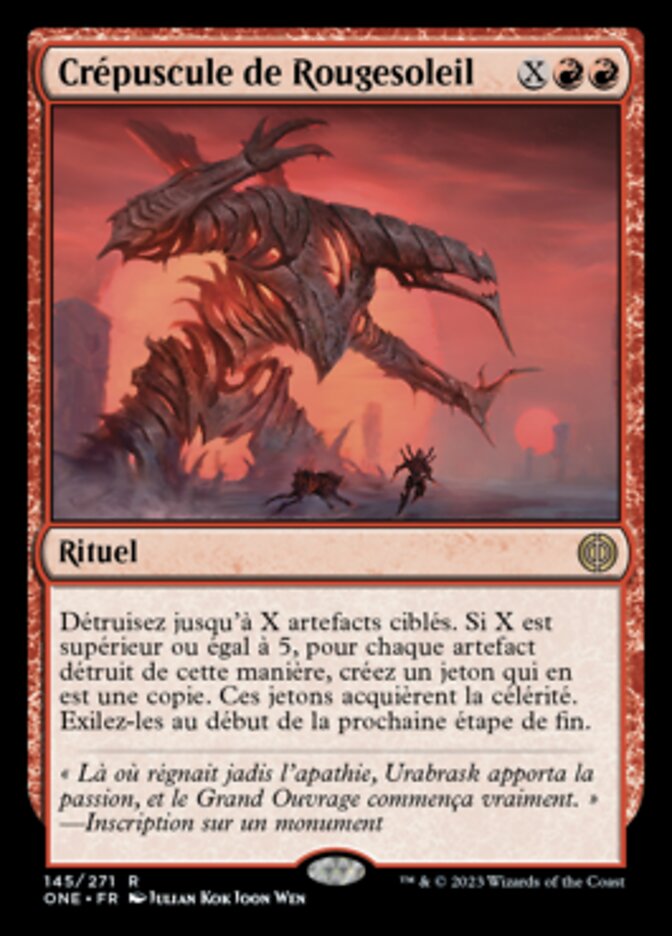 Crépuscule de Rougesoleil