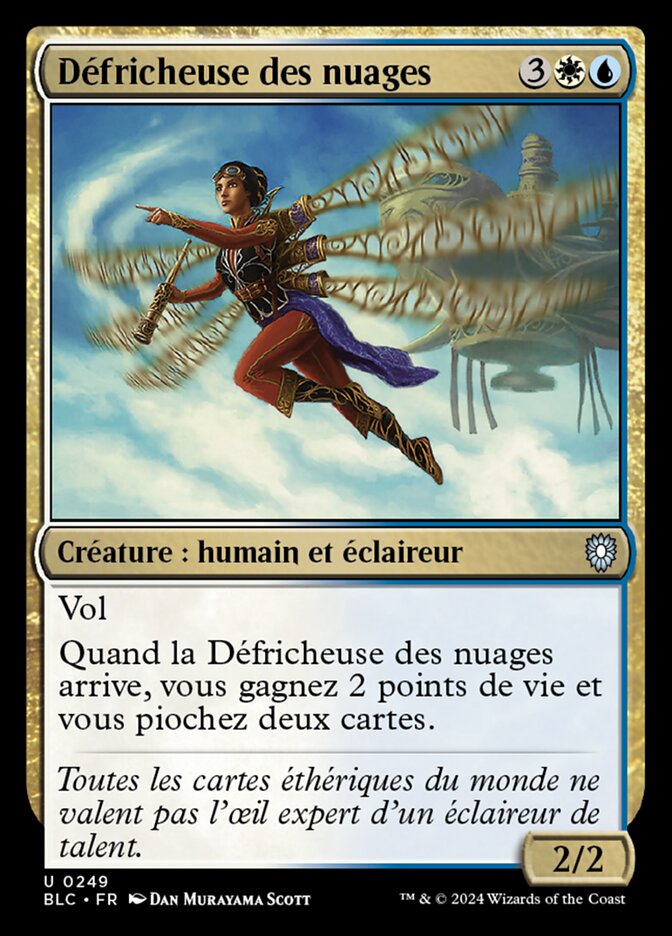 Défricheuse des nuages