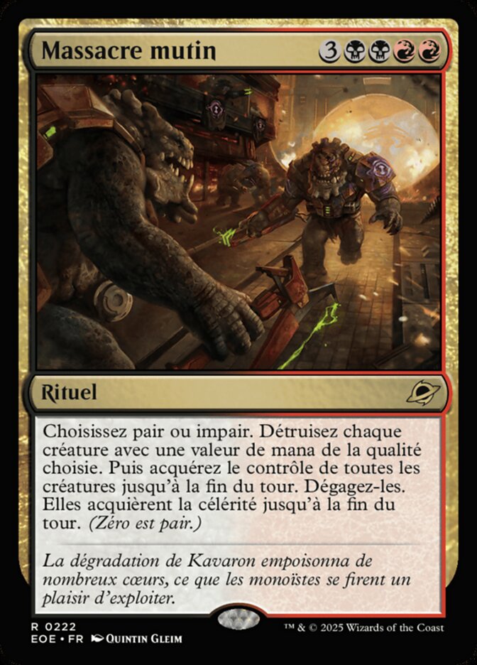 Massacre mutin