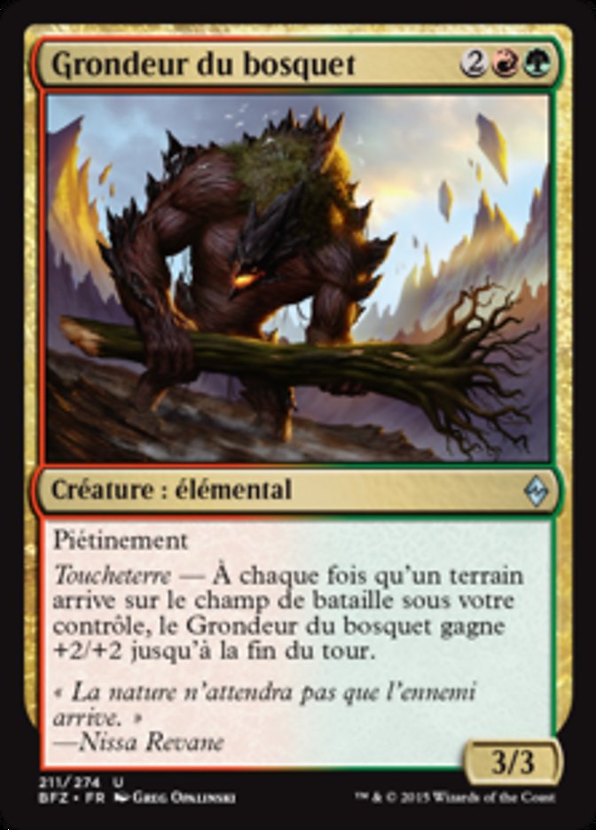 Grondeur du bosquet
