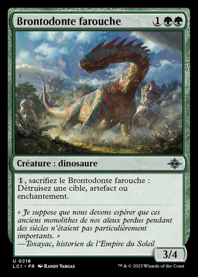 Brontodonte farouche