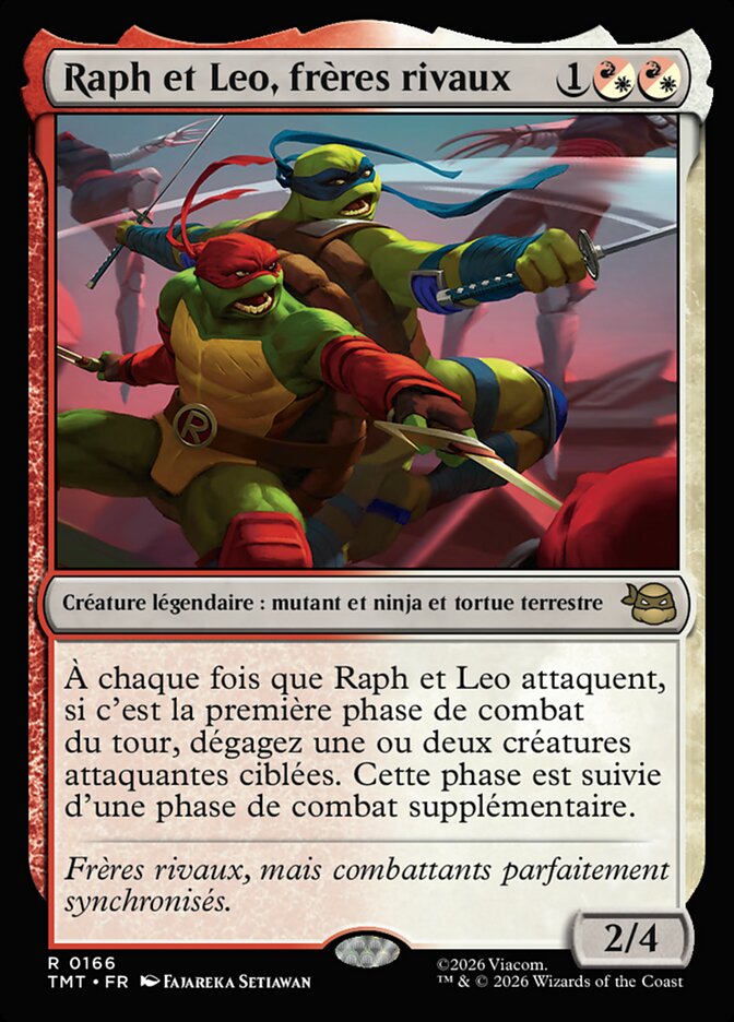 Raph et Leo, frères rivaux