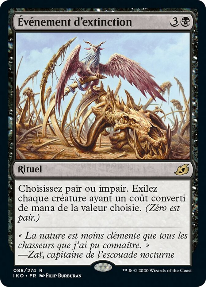 Événement d'extinction
