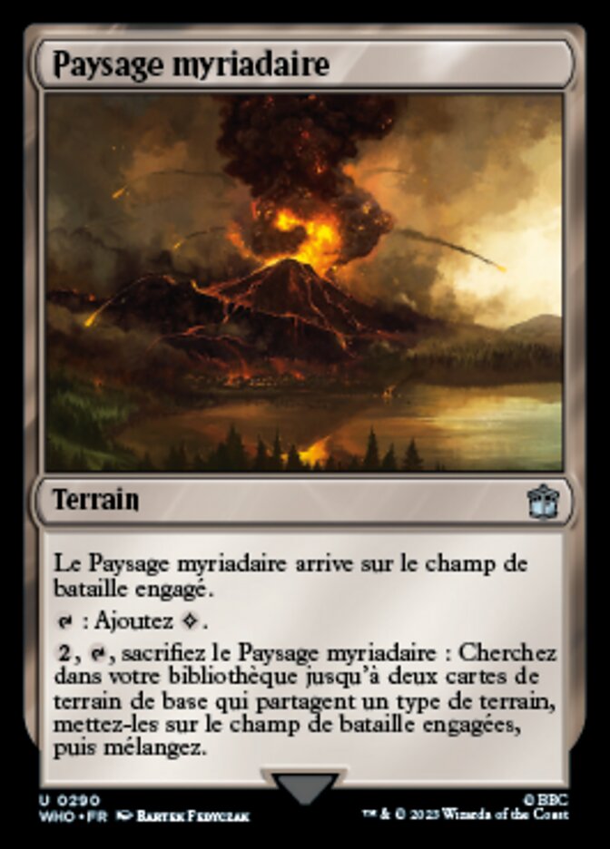Paysage myriadaire