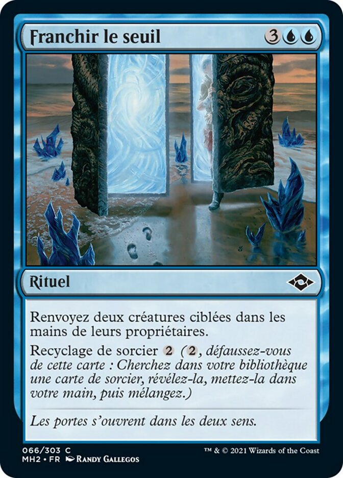Franchir le seuil