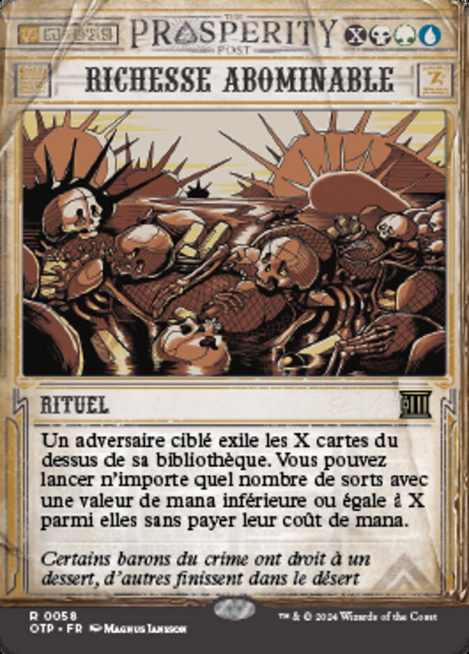 Richesse abominable