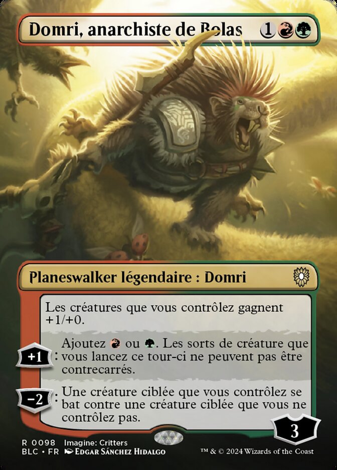Domri, anarchiste de Bolas