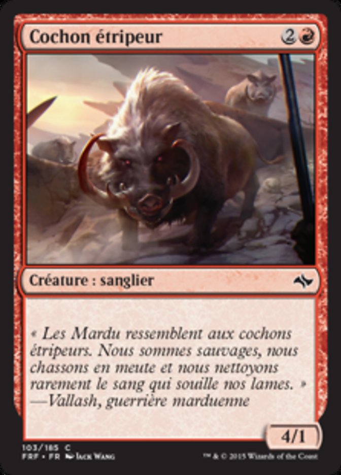 Cochon étripeur
