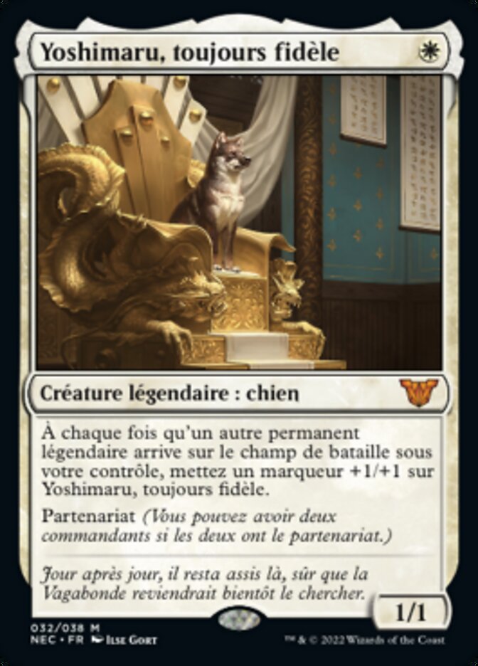 Yoshimaru, toujours fidèle