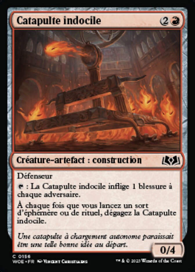 Catapulte indocile