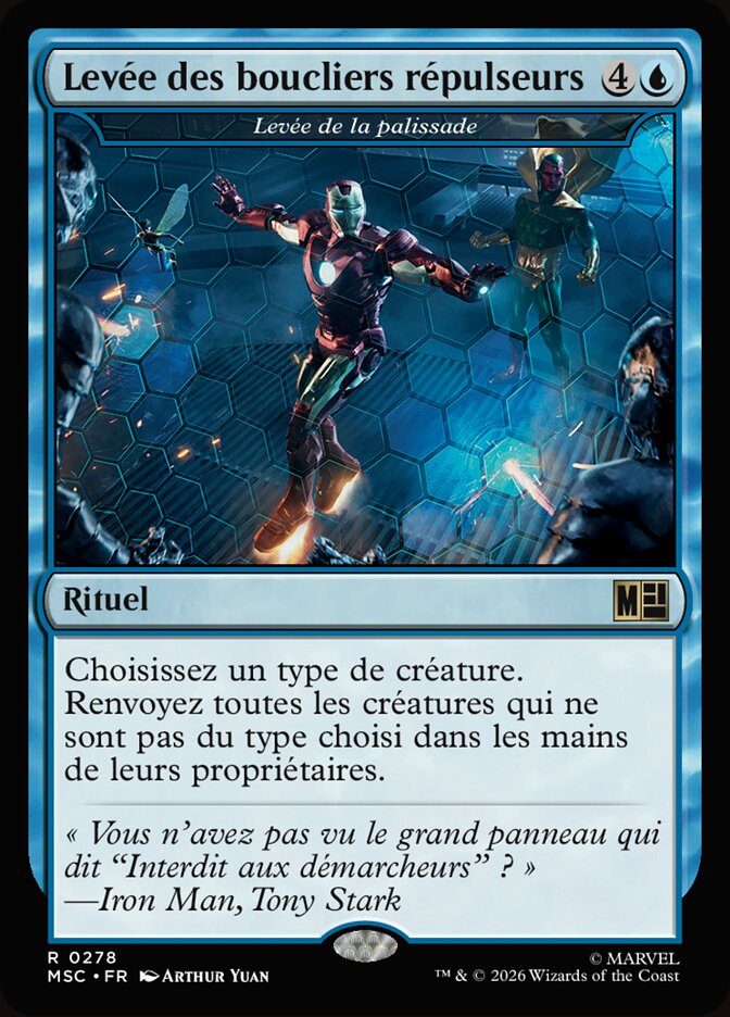 Levée de la palissade