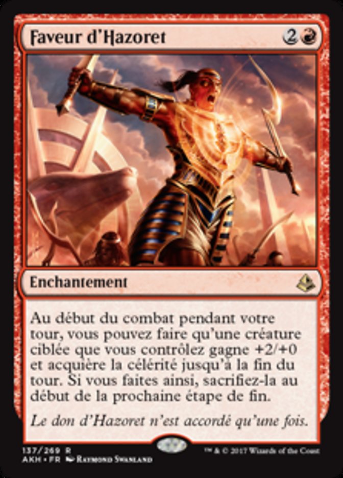 Faveur d'Hazoret