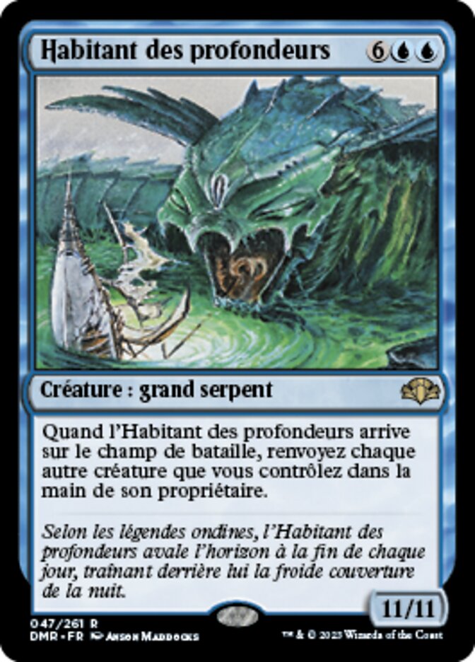 Habitant des profondeurs