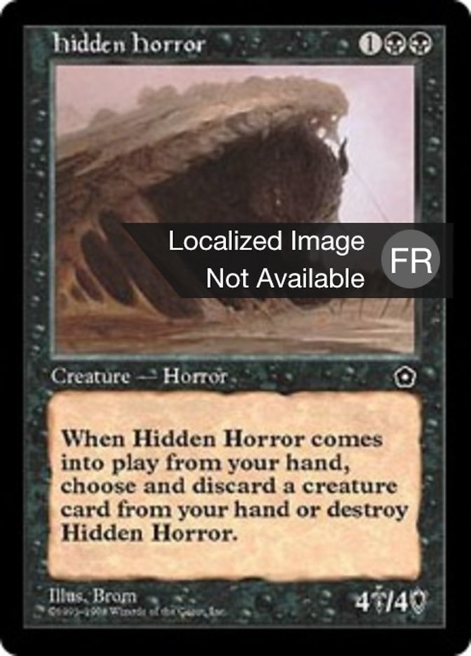 Horreur cachée