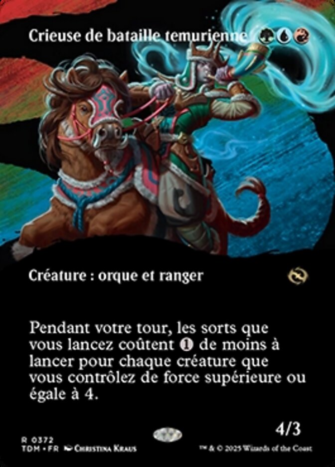 Crieuse de bataille temurienne