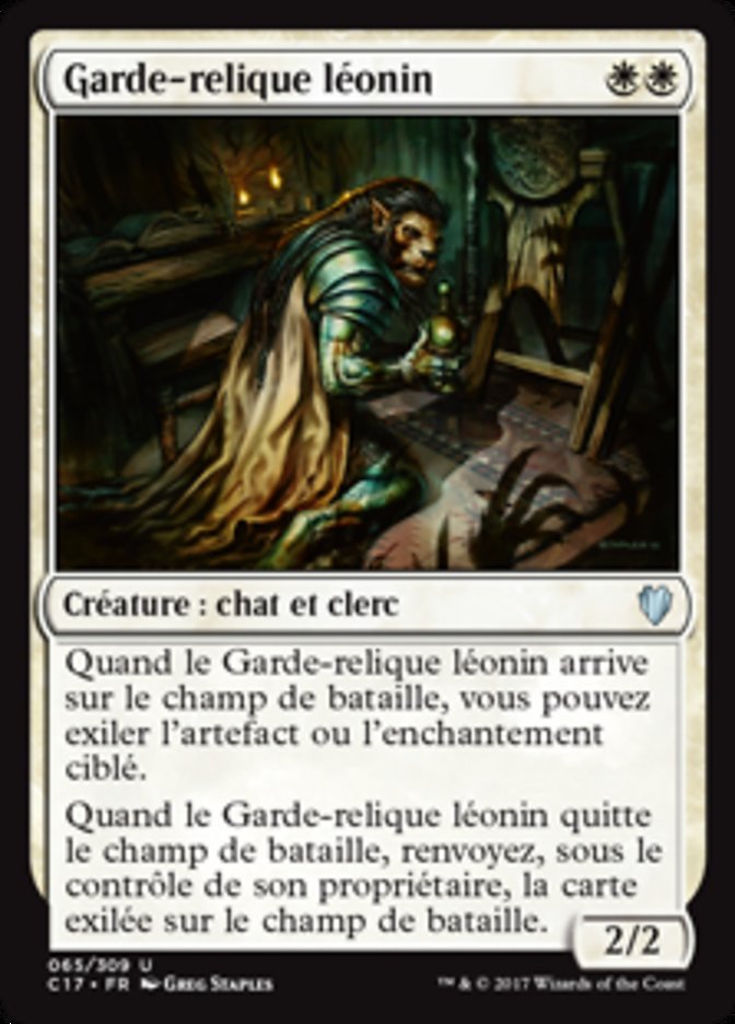 Garde-relique léonin