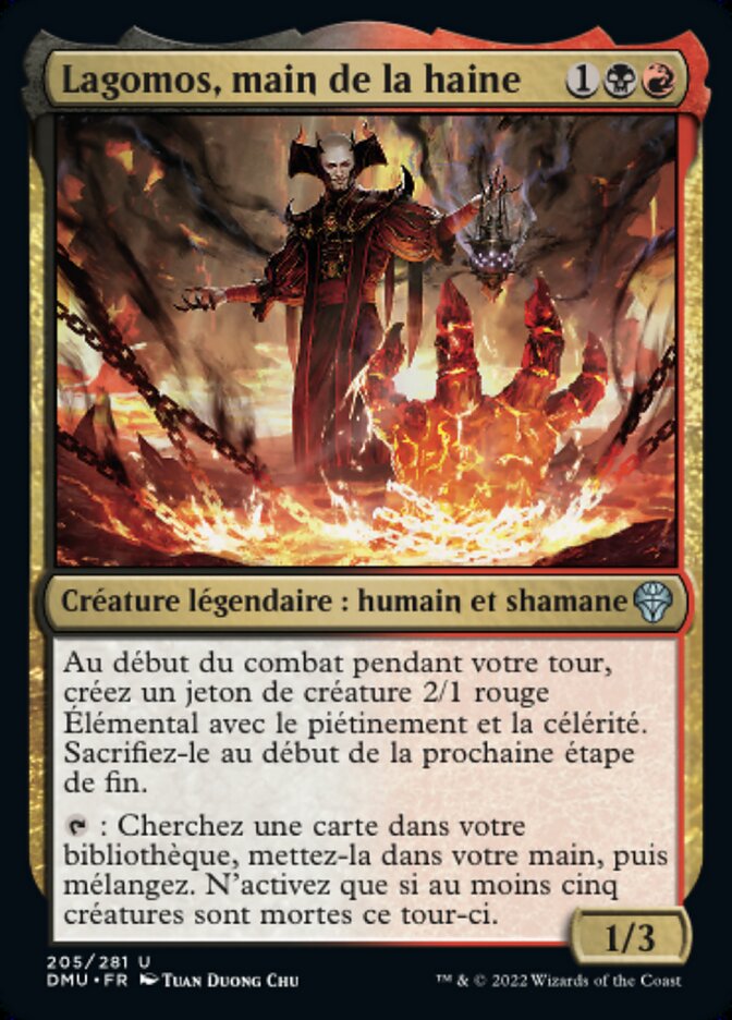 Lagomos, main de la haine