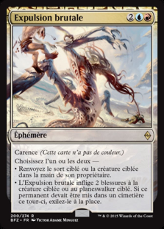 Expulsion brutale