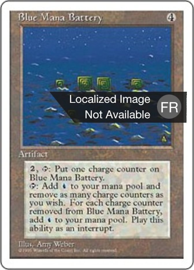 Accumulateur de mana bleu
