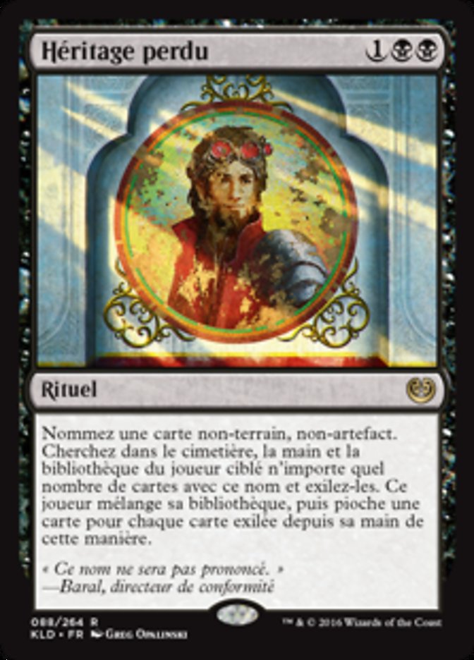 Héritage perdu