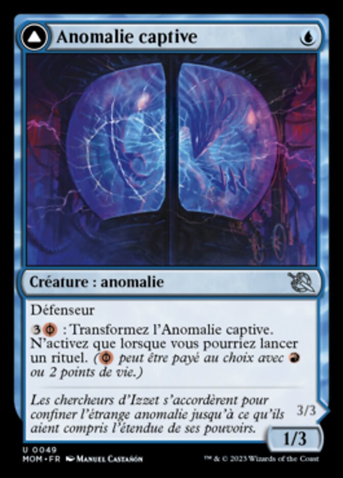 Anomalie captive