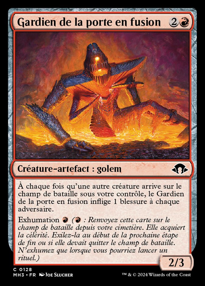 Gardien de la porte en fusion